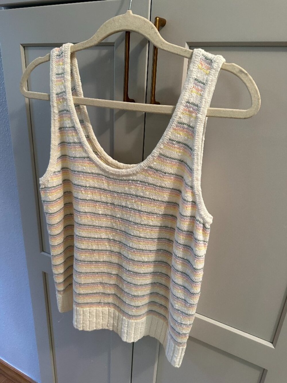 LOFT Women's Striped Crewneck Sweater Size M
